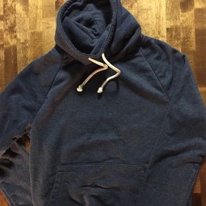 Navy "funnel neck" sweatshirt
